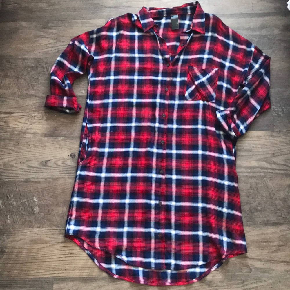 Flannel dress